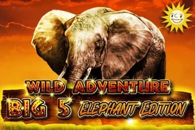 Wild Adventure Big 5 Elephant Edition slot game by Merkur