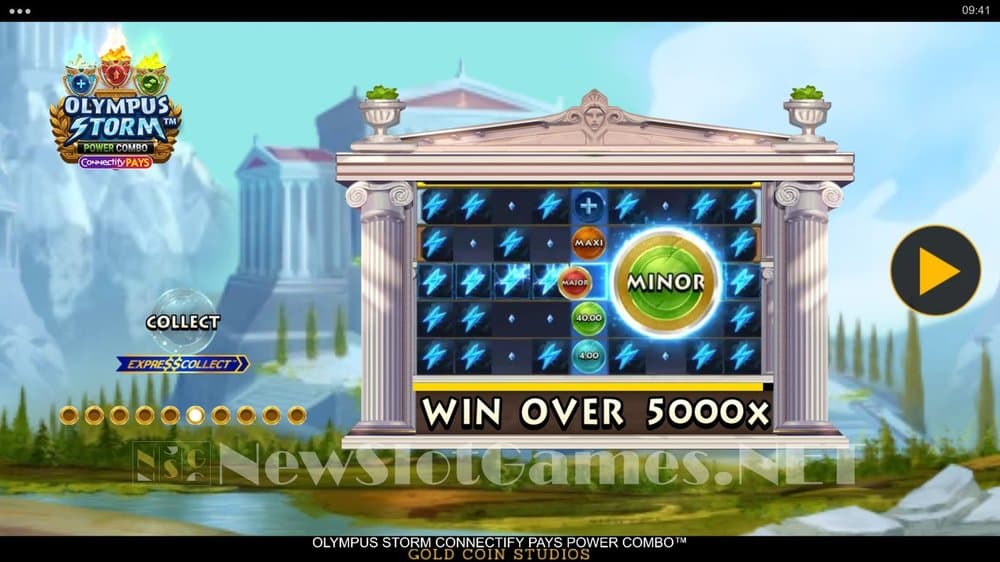 Olympus Storm slot game by Microgaming