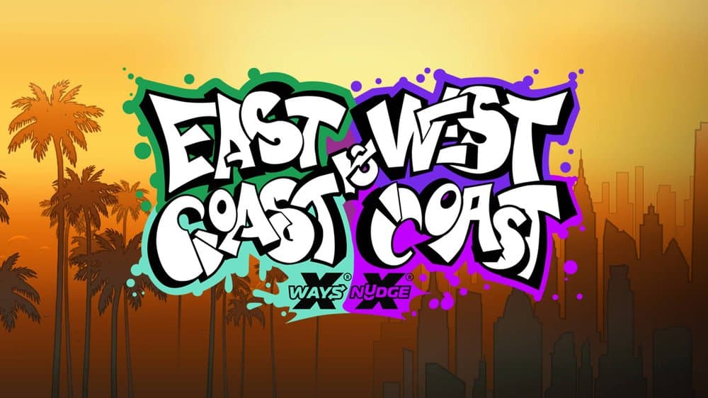 East Coast vs West Coast slot game by Nolimit City