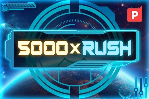 5000 x Rush slot game by Platipus