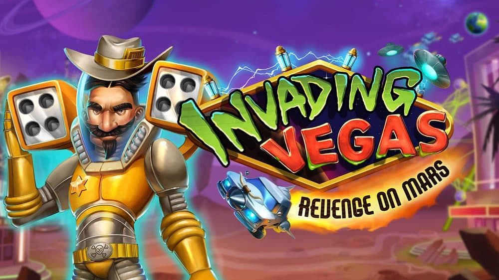 Invading Vegas Revenge on Mars slot game by Play'n GO