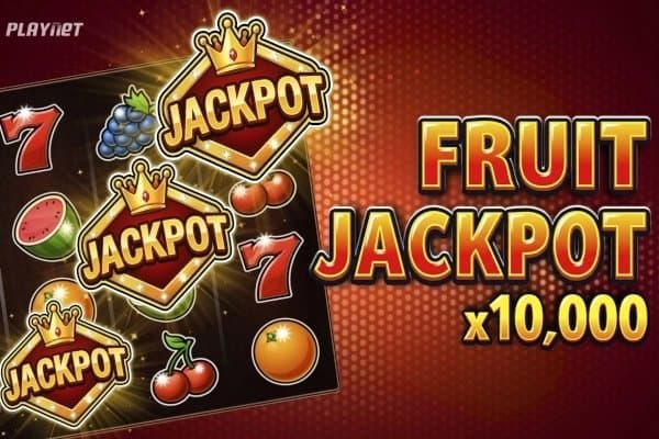 Fruit JackPot x10000 slot game by Playnet