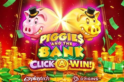 Piggies and the Bank: Click-A-Win slot game by Playtech