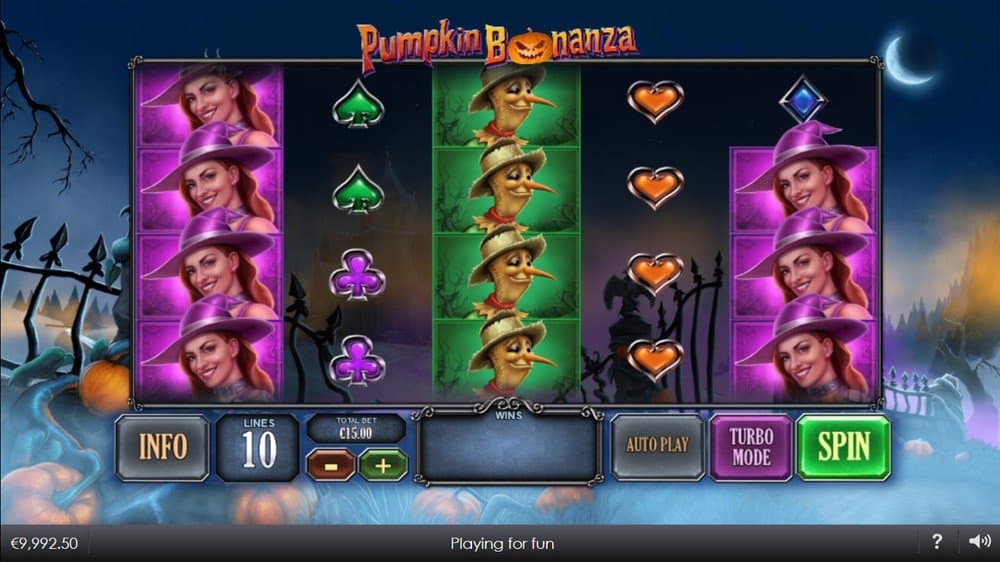 Pumpkin Bonanza slot game by Playtech