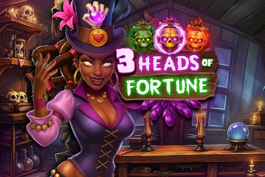 3 Heads of Fortune slot game by Qora Games