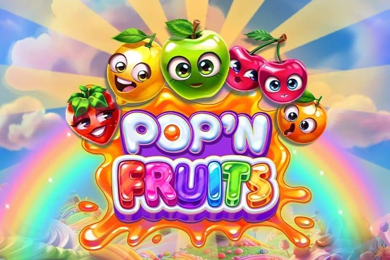 Pop'n Fruits slot game by Qora Games