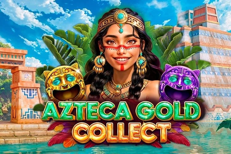 Azteca Gold Collect slot game by Red Rake Gaming