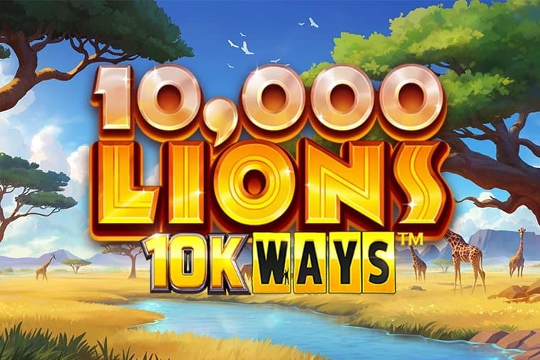 10,000 Lions 10K Ways slot game by ReelPlay