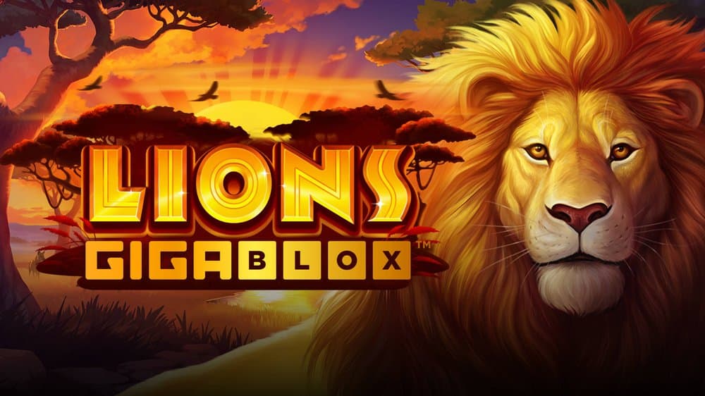 Lions GigaBlox slot game by ReelPlay