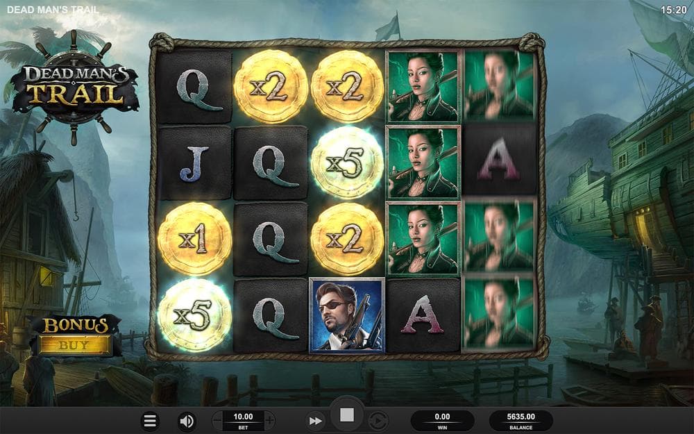 Dead Man's Trail slot game by Relax Gaming