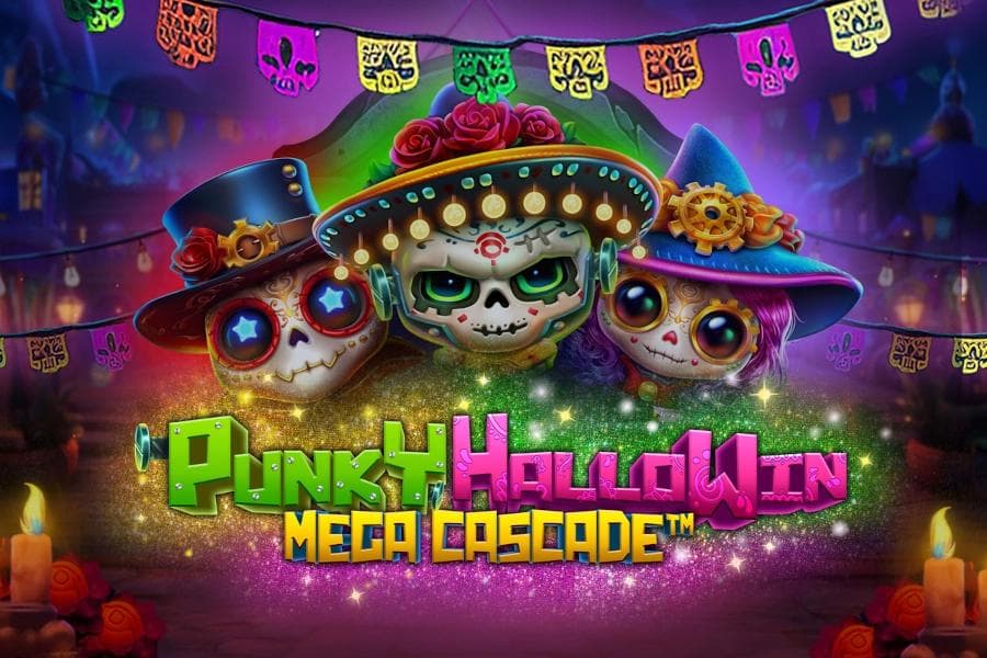 Punky HalloWin Mega Cascade slot game by RTG