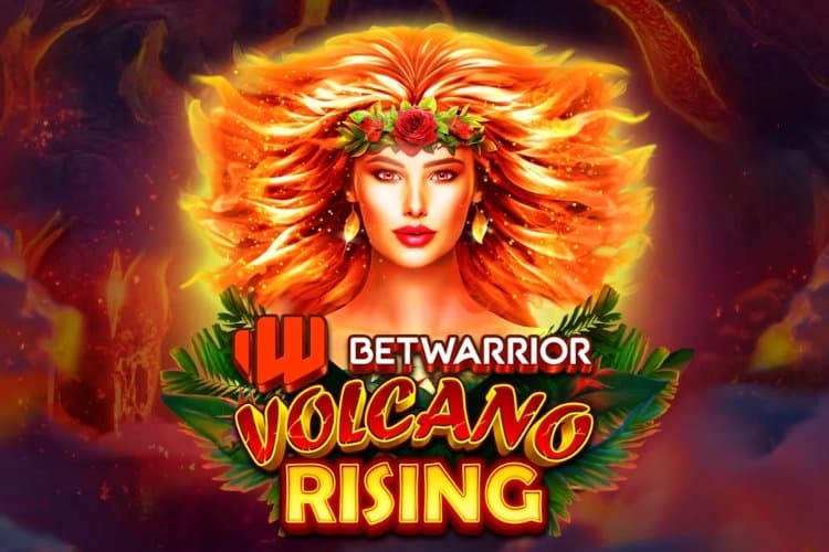 BetWarrior Volcano Rising slot game by RubyPlay