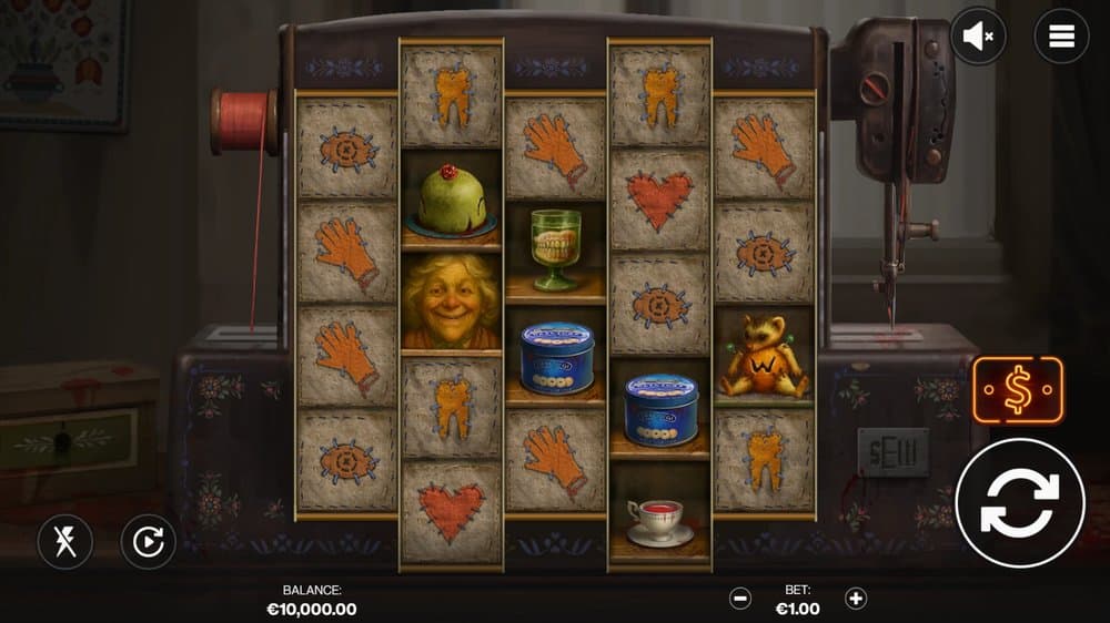 Sew slot game by Shady Lady