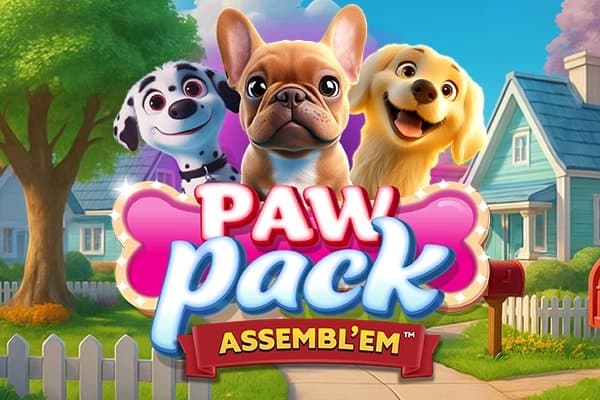 Paw Pack Assembl'em slot game by Slingshot Studios