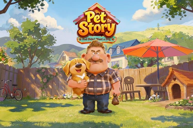 Pet Story: Dad Didn't Want a Dog slot game by Slot Mart