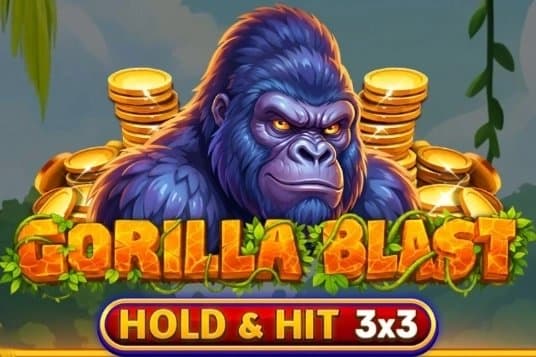 Gorilla Blast - Hold & Hit 3x3 slot game by Spinomenal
