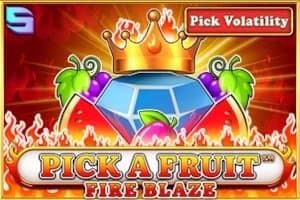 Pick A Fruit Fire Blaze slot game by Spinomenal