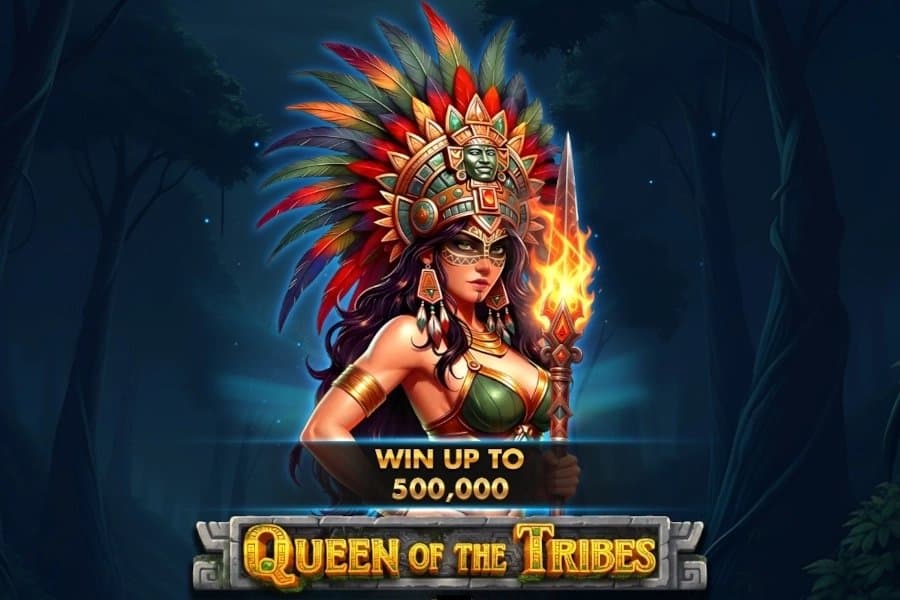Queen of the Tribes slot game by Spinomenal