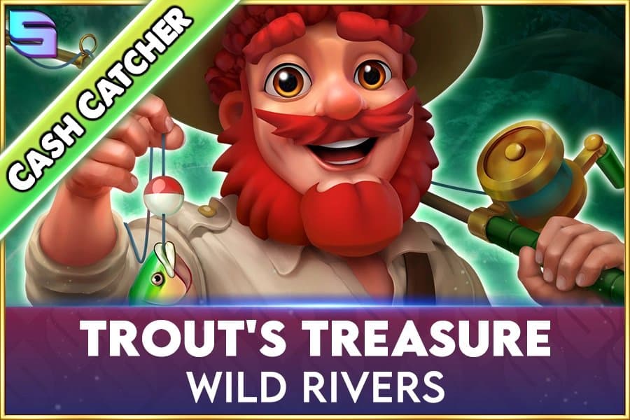 Trout's Treasure Wild Rivers slot game by Spinomenal