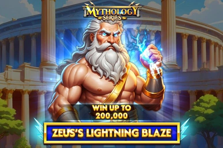 Zeus's Lightning Blaze slot game by Spinomenal