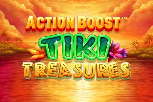 Action Boost Tiki Treasures slot game by SpinPlay Games