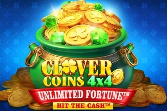 Clover Coins 4x4 Unlimited Fortune slot game by TaDa Gaming