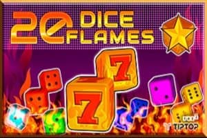 20 Dice Flames slot game by Tiptop