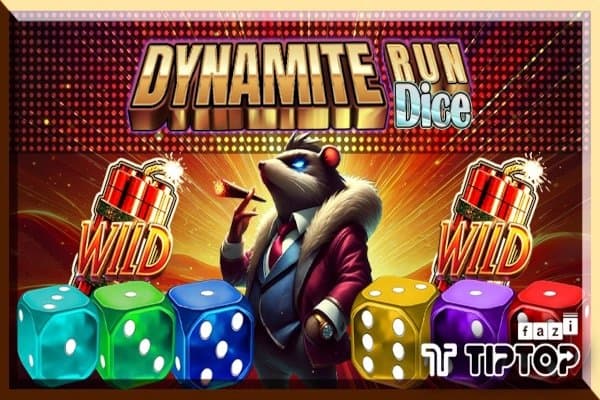 Dynamite Run Dice slot game by Tiptop
