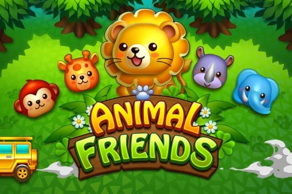 Animal Friends slot game by YGR
