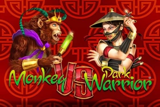 Monkey vs Dark Warrior slot game by Zitro