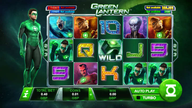 Green Lantern from Playtech Slot Review