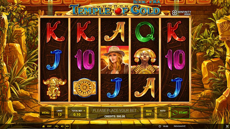 slot machines online book of ra – temple of gold