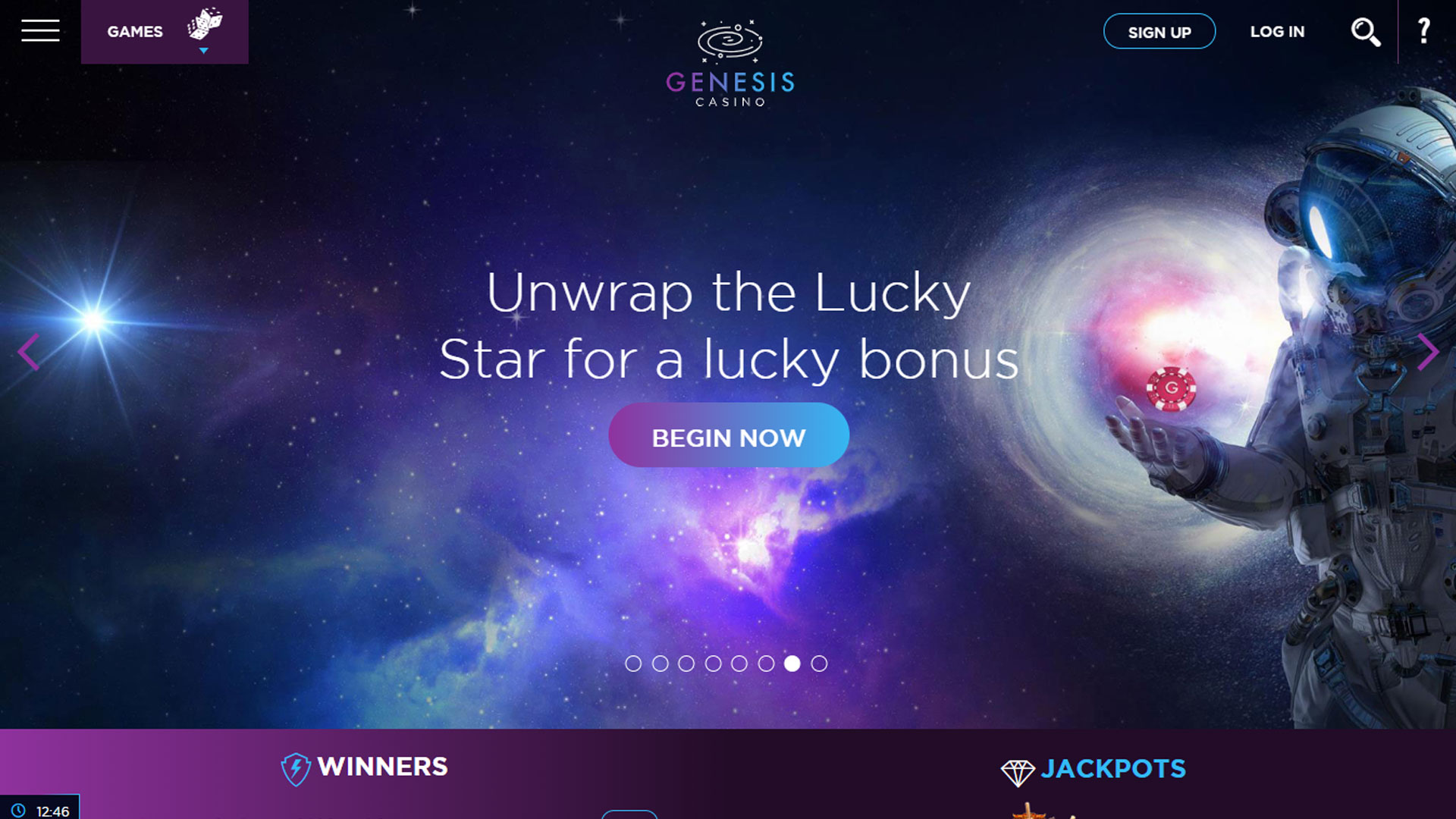 Genesis Casino screenshot