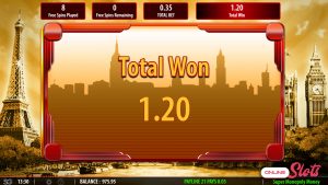 Screenshot of Super Monopoly Money bonus game win