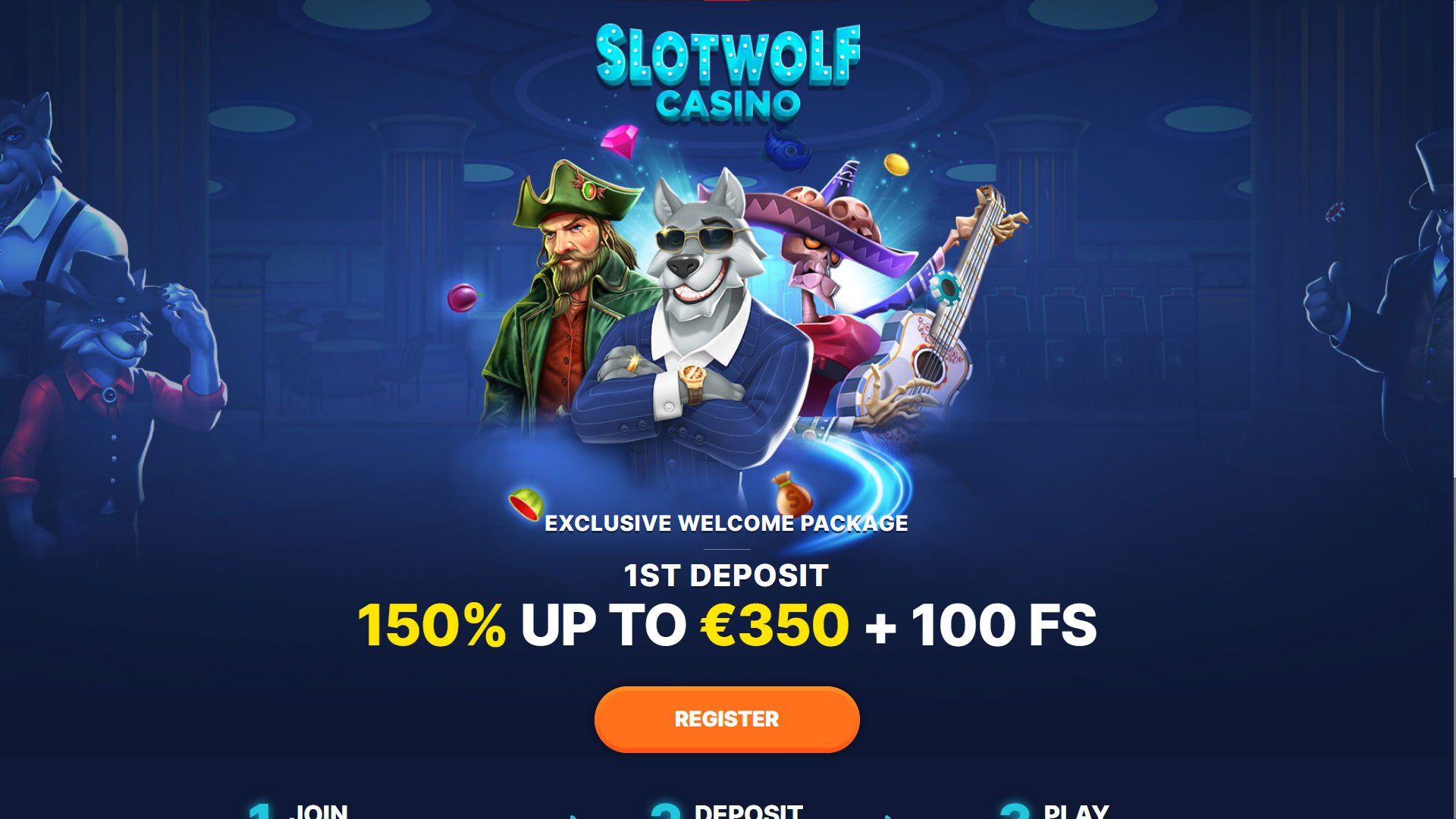 SlotWolf Casino screenshot